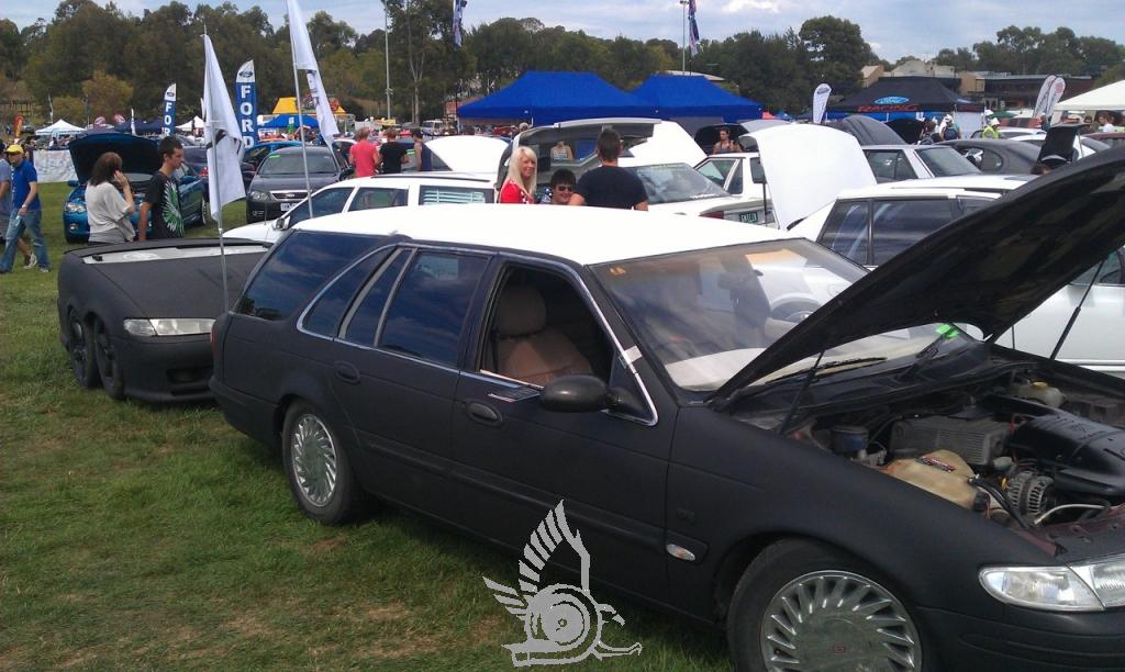 Boosted Falcon Display at 2012 Geelong AFD