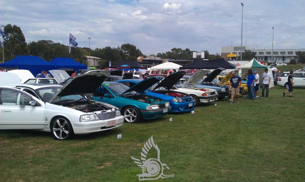 Boosted Falcon Display at 2012 Geelong AFD