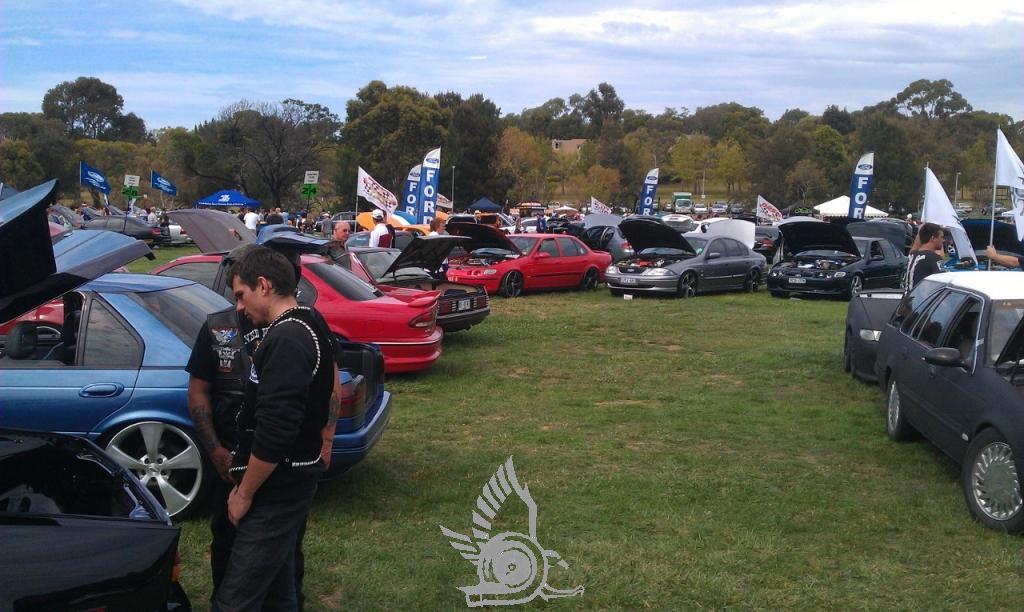 Boosted Falcon Display at 2012 Geelong AFD