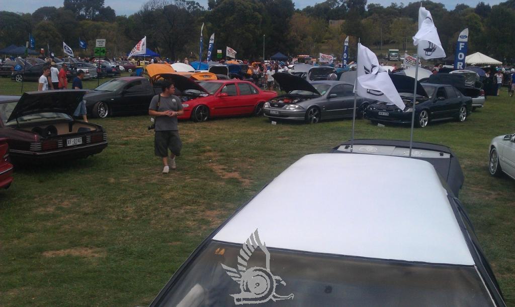 Boosted Falcon Display at 2012 Geelong AFD