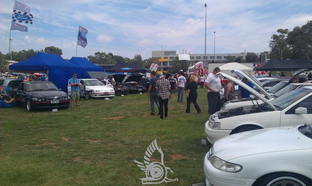 Boosted Falcon Display at 2012 Geelong AFD