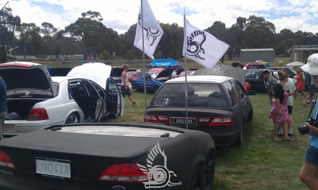 Boosted Falcon Display at 2012 Geelong AFD